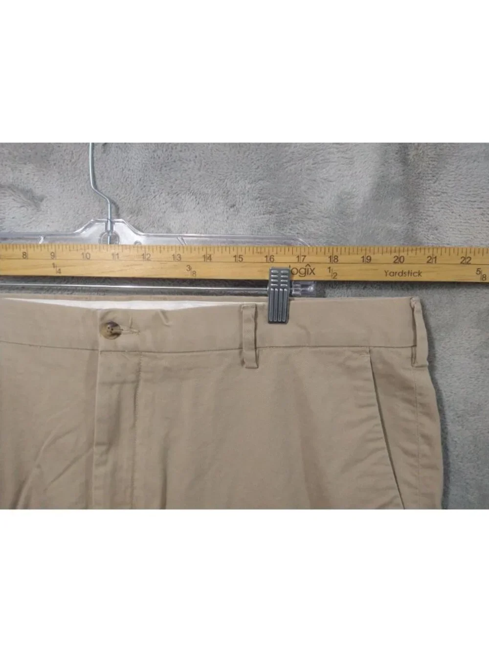 Polo Ralph Lauren Pants Mens 40x32 Beige Chino Stretch Classic Fit Cotton Twill